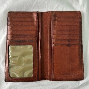 Bosca Correspondence Breast Wallet Vintage Brown Patina